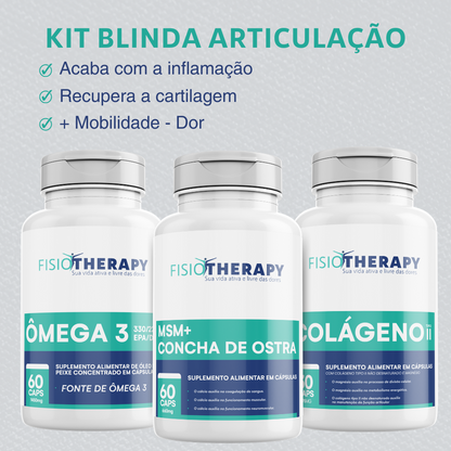 Kit Articulação Blindada - Tratamento Natural Da Dor Articular